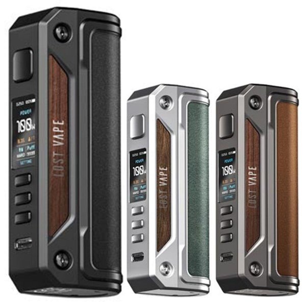 THELEMA SOLO BOX MOD - LOST VAPE + batteria sony 21700